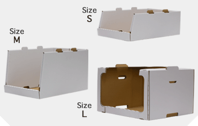 小ロットに合わせたサイズ設計