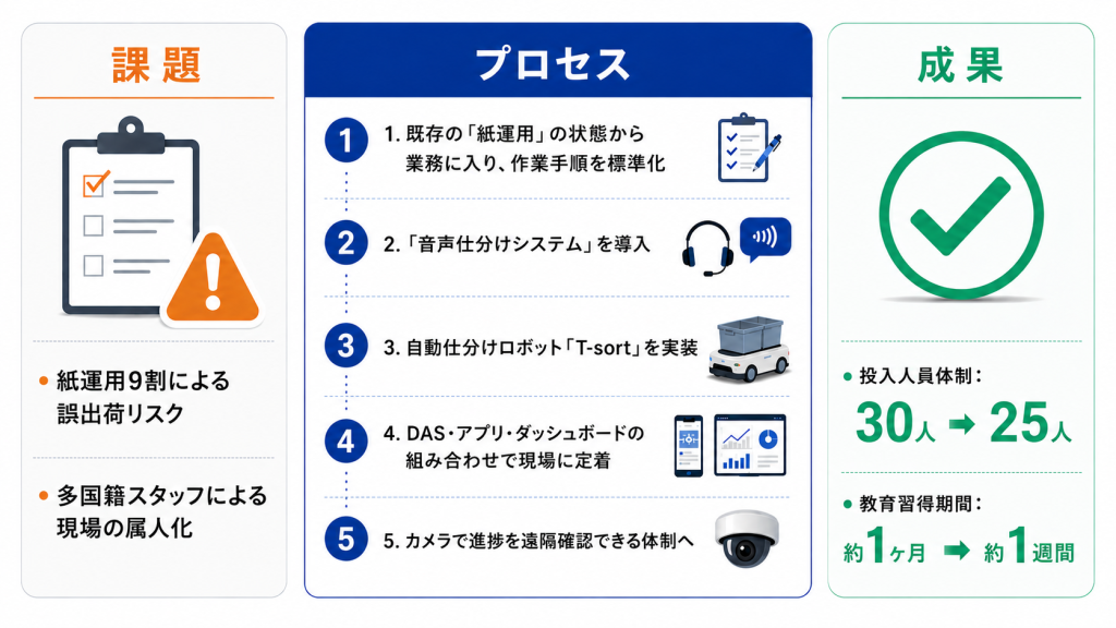 PAL物流BPOの実績